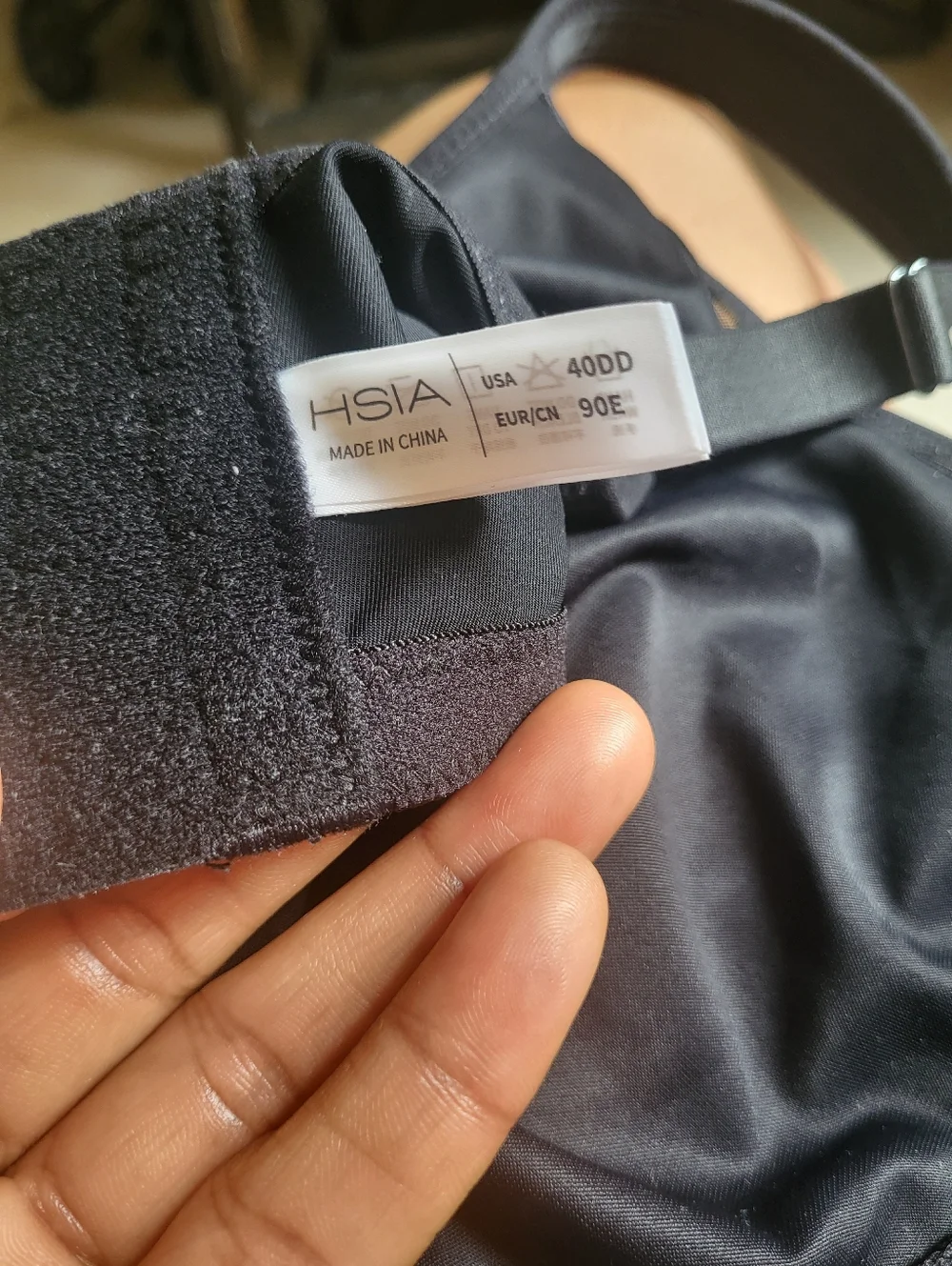 ESA Black Wireless Support Bra - Picture 5 of 6